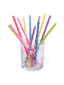 Lot De 12 Pailles En...