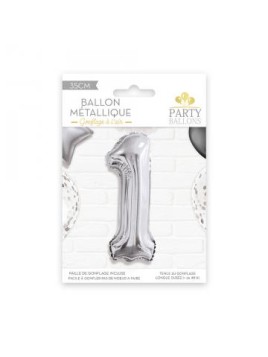 Ballon Métallique Chiffre 1...