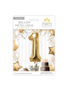 Ballon Métallique Chiffre 1...