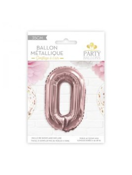 Ballon Métallique Chiffre 0...