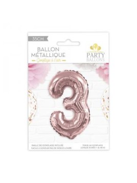 Ballon Métallique Chiffre 3...