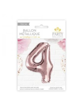 Ballon Métallique Chiffre 4...