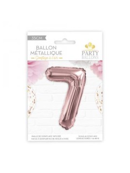 Ballon Métallique Chiffre 7...