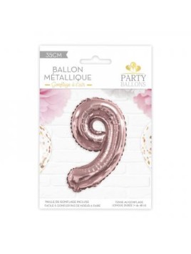 Ballon Métallique Chiffre 9...