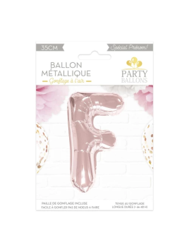 Ballon Métallique Lettre F...