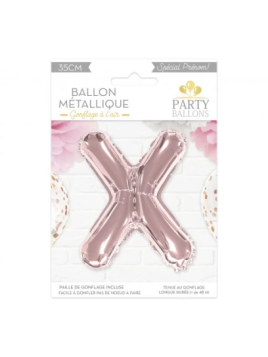 Ballon Métallique Lettre X...