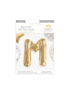 Ballon Métallique Lettre M...