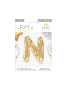 Ballon Métallique Lettre N...