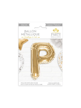 Ballon Métallique Lettre P...