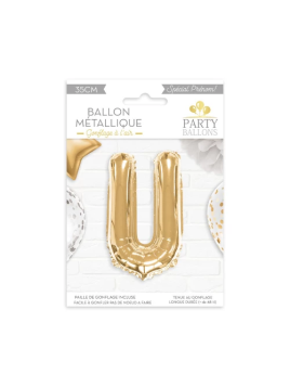 Ballon Métallique Lettre U...