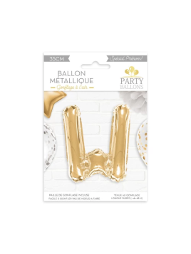 Ballon Métallique Lettre W...