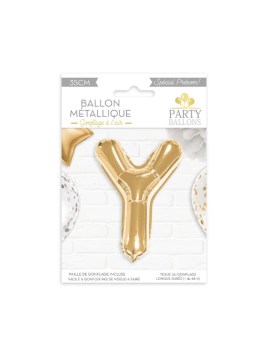 Ballon Métallique Lettre Y...