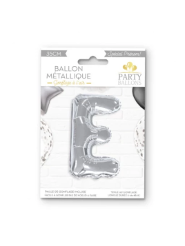 Ballon Métallique Lettre E...