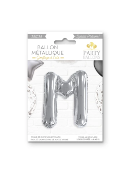 Ballon Métallique Lettre M...