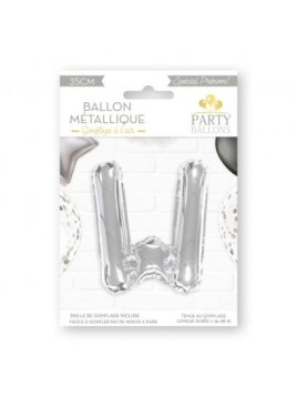 Ballon Métallique Lettre W...