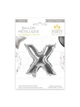 Ballon Métallique Lettre X...