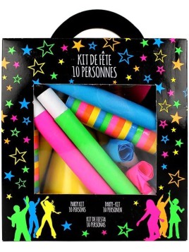 Kit Cotillon 10 Personnes Fluo