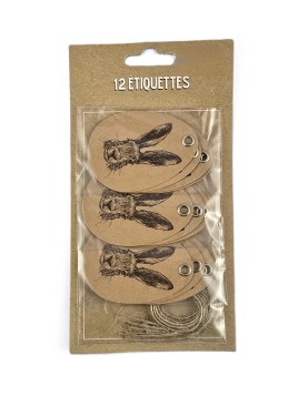 Lot De 12 Étiquettes...