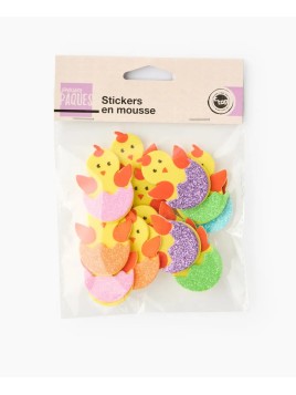 Stickers Poussins En Mousse...