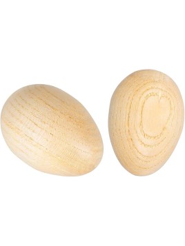 Œuf En Bois 6 x 4 cm