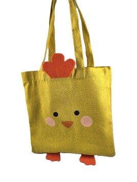 Tote Bag Poussin En Coton...