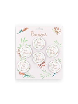 Lot De 6 Badges EVJF