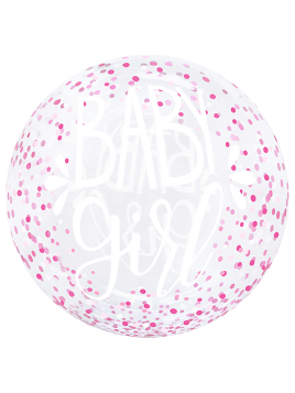 Ballon Bubble "Baby Girl"...