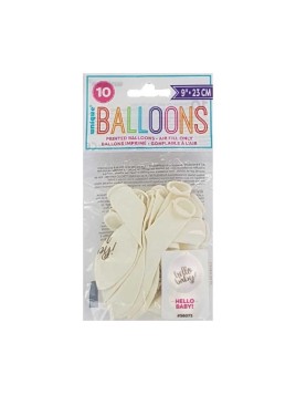 Lot De 10 Ballon Blanc...