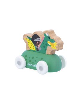 Voiture Dragon En Bois...