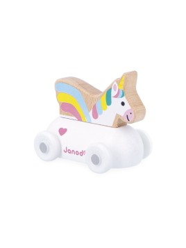 Voiture Licorne En Bois...