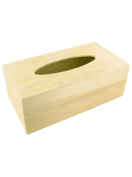 Boîte À Mouchoirs En Bois À...