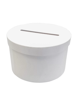 Urne Ronde En Carton Blanc...