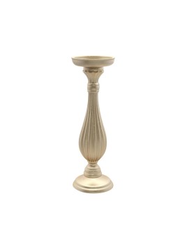 Porte Bougie Bois Or