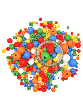 Lot De 385 Perles Rondes En...