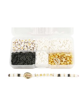 Boîte De 1000 Perles Heishi...