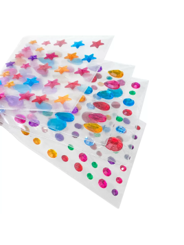 4 Planches De 196 Stickers...