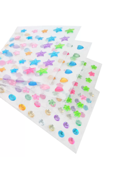 4 Planches De 196 Stickers...