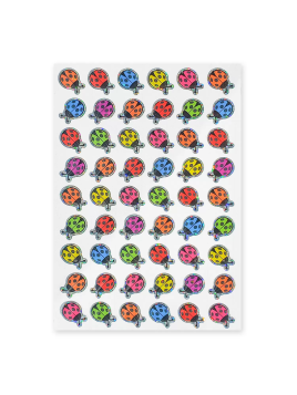 Planche De 54 Stickers...