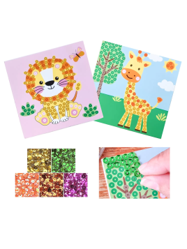 Kit Tableaux Sequins Lion...