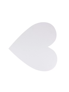 Carton Entoilé Cœur 30 x 30...