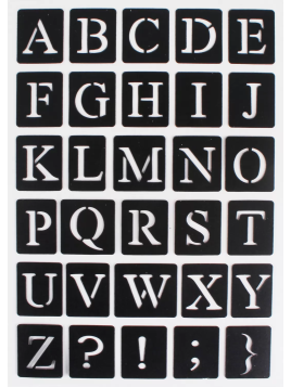 Pochoir Adhésif Alphabet...