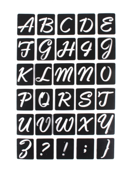 Pochoir Adhésif Alphabet...