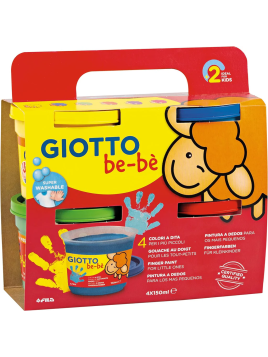 4 Pots De Gouache Au Doigt...