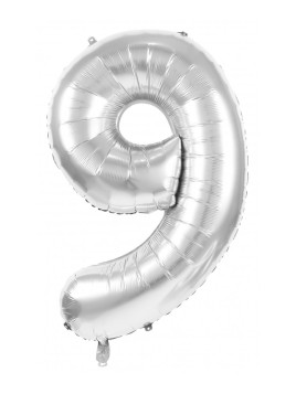 Ballon Métallique Chiffre 9...