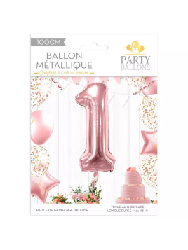 Ballon Métallique Chiffre 1...