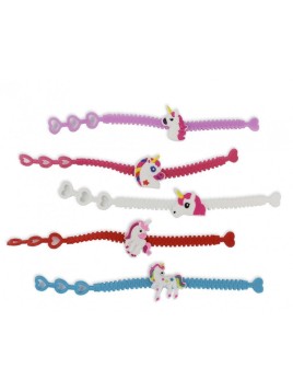 Lot De 5 Bracelets Licorne