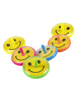 Lot De 6 Toupies Visage...