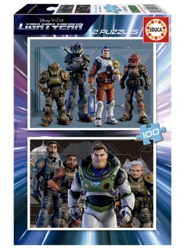 2 Puzzles Lightyear Disney...