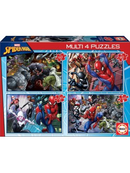 Multi 4 Puzzles Spider-Man...