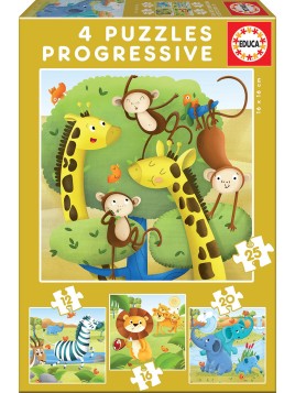 Puzzle Progréssifs Animaux...